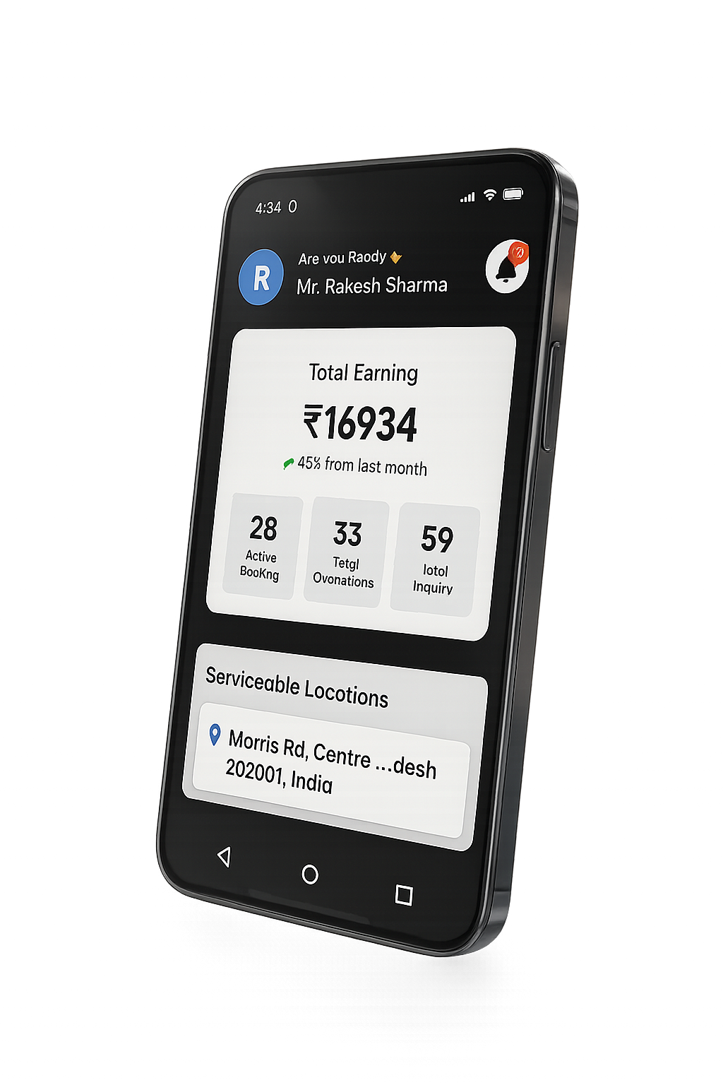 Boomzo Vendor App for Service Providers in Aligarh